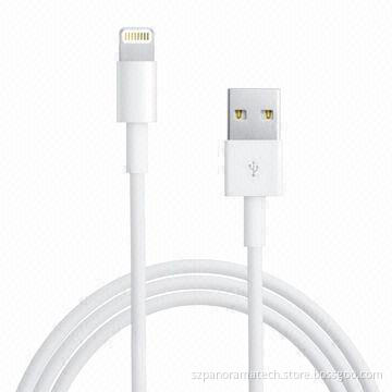 USB 2.0 Cable for iPhone 5, Used for Charging and Data Transferring, Supports New Version V7.0